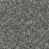 Woven textile sample, dark gray and off-white, irregular looped pattern; “f zero sahco kvadrat” by miniforms, neutral background.